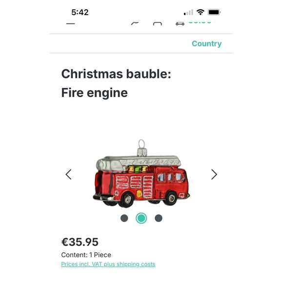 Glass Blown Firetruck - Poland - Picture 8 of 8